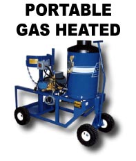 ADF manufactures portable gas-powered pressure washers